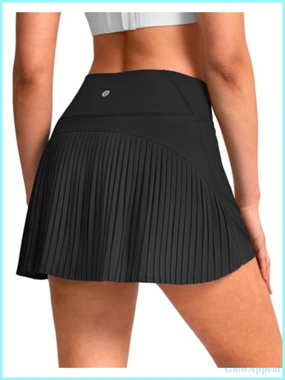 14" Pleated High Waist Tennis Skort with Built-in Shorts for Women Athletic